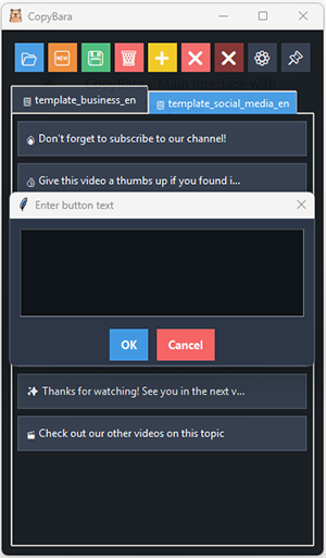 CopyBara - Main Interface with Templates